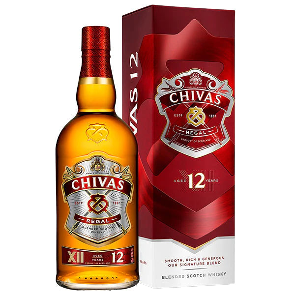 CHIVAS REGAL 12 YEARS BLENDED SCOTCH 75CL