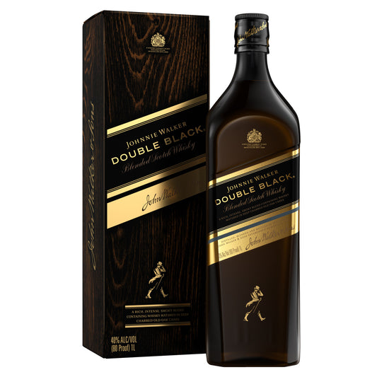 JOHNNIE WALKER DOUBLE BLACK BLENDED SCOTCH 75CL
