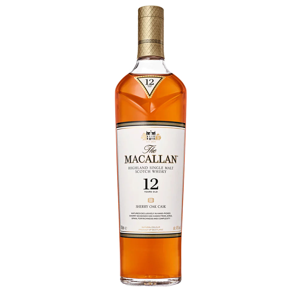 MACALLAN 12 YEARS SHERRY CASK SINGLE MALT WHISKY
