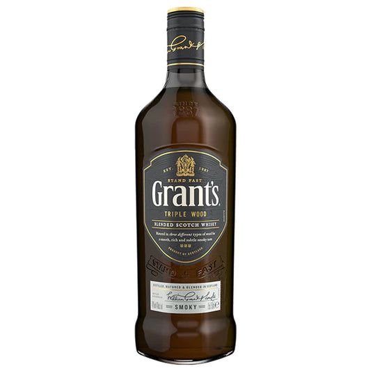 GRANT'S TRIPLE WOOD SMOKY BLENDED SCOTCH WHISKY 75CL