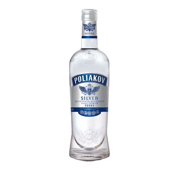 POLIAKOV VODKA SILVER 70CL