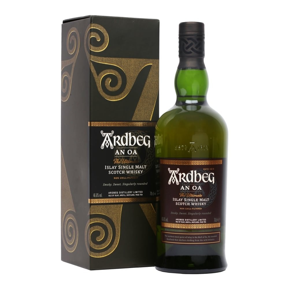 ARDBEG " AN OA" SINGLE MALT WHISKY 1L