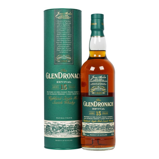 GLENDRONACH 15 YEAR REVIVAL SINGLE MALT WHISKY