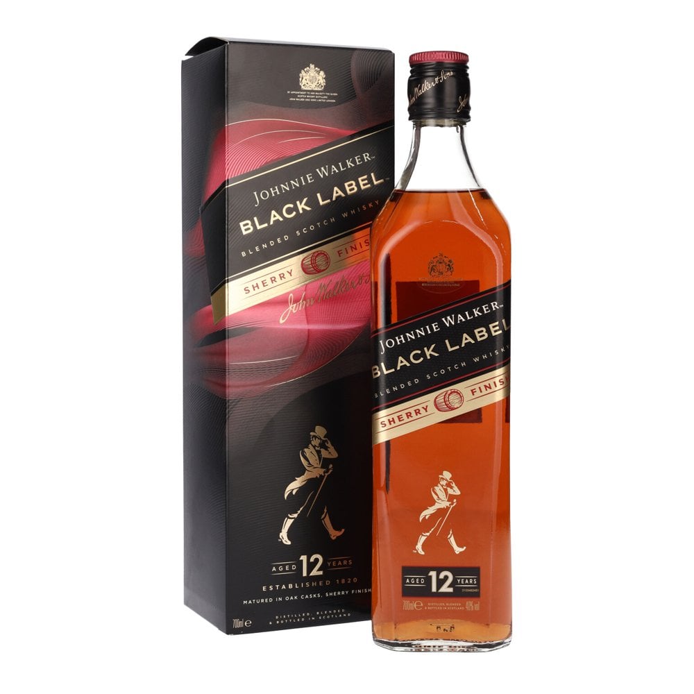 JOHNNIE WALKER BLACK LABEL SHERRY FINISH 75CL