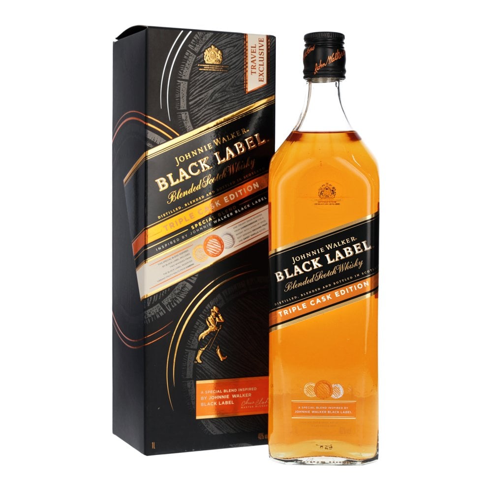JOHNNIE WALKER BLACK LABEL TRIPLE CASK 1L